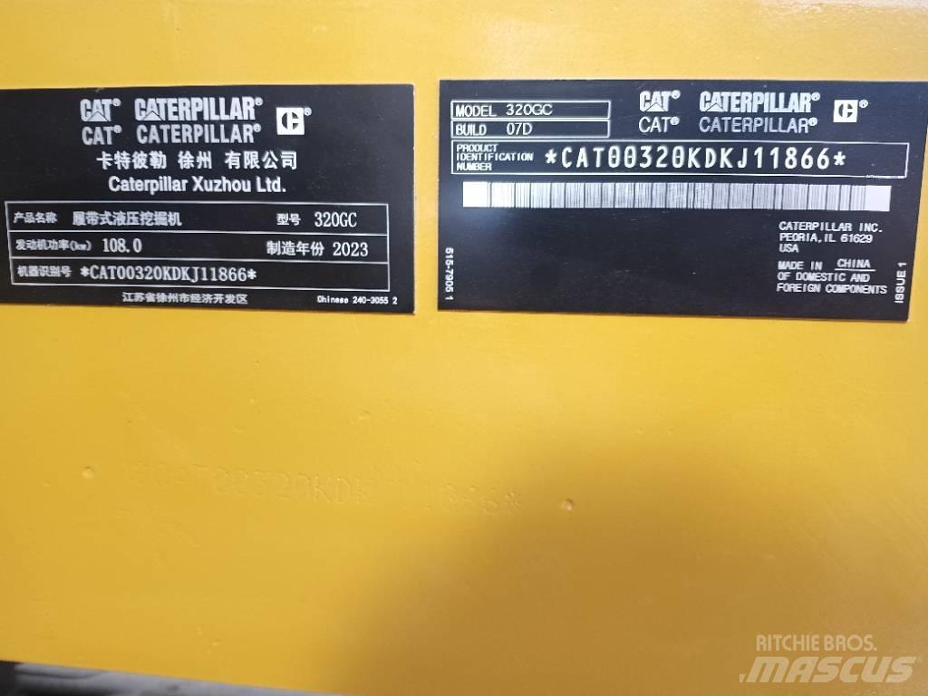 CAT 320 GC Kāpurķēžu ekskavatori