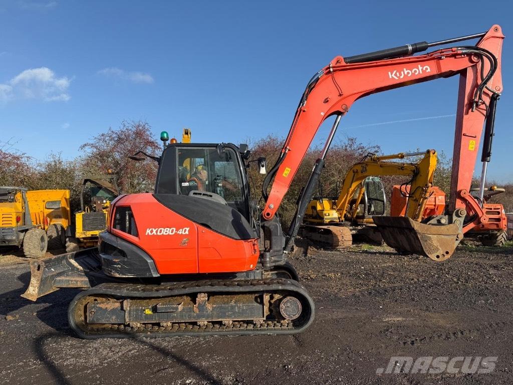 Kubota KX080-4 Vidēja lieluma ekskavatori 7 t - 12 t