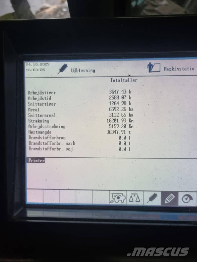 CLAAS Lexion 560 Ražas novākšanas kombaini