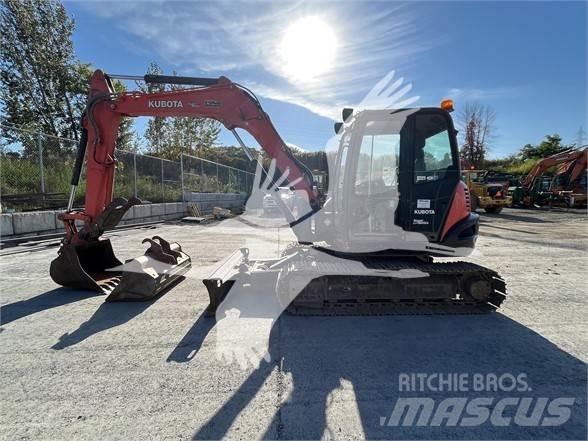 Kubota KX080-4 Kāpurķēžu ekskavatori