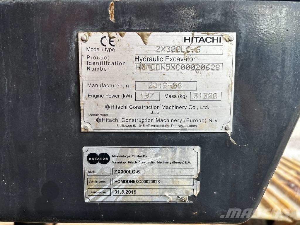 Hitachi ZX 300 LC-6 Kāpurķēžu ekskavatori