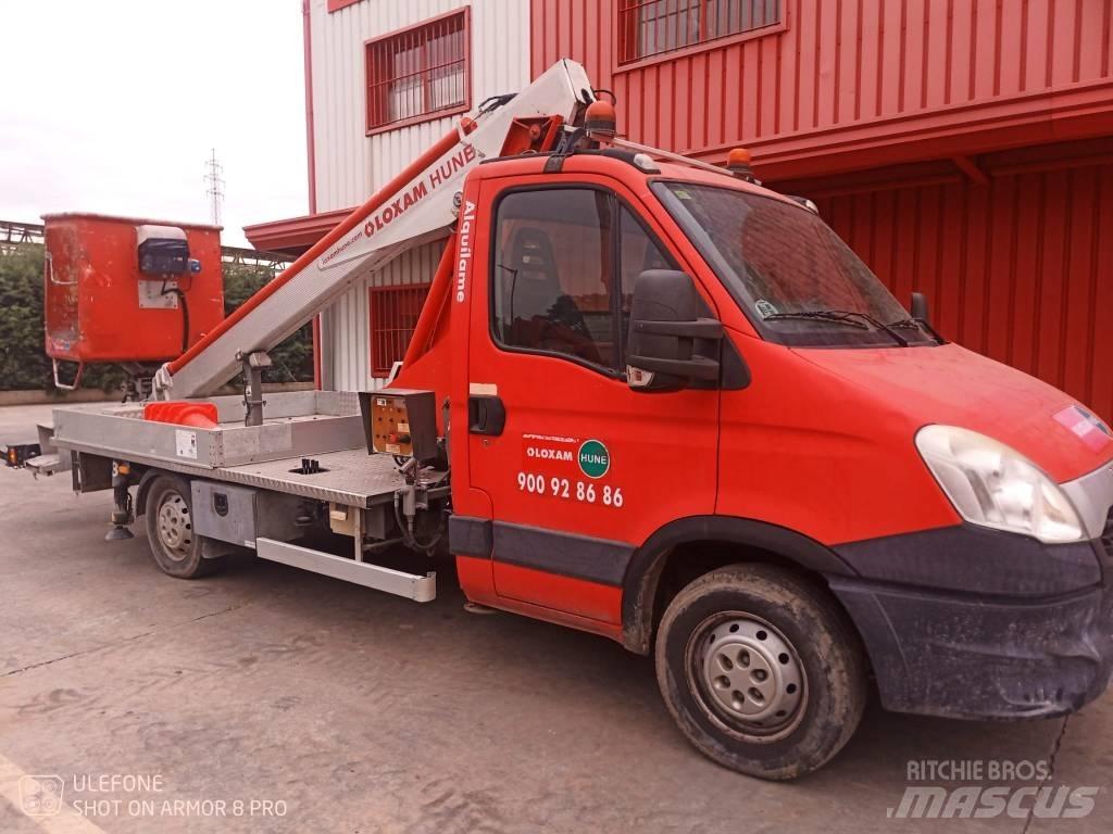 Multitel 160 Alu DS Pacēlāji uz automašīnas bāzes