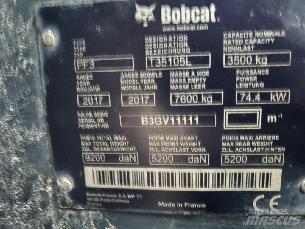 Bobcat T 35.105 L Teleskopiskie manipulatori