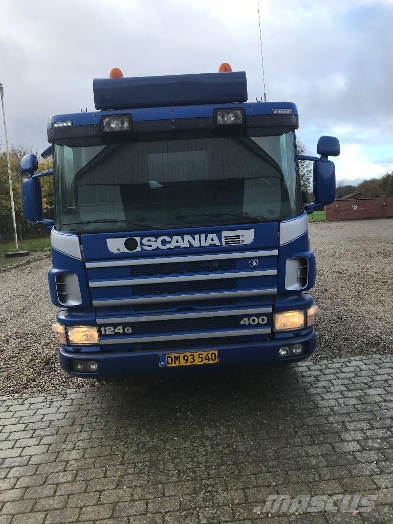 Scania g 124 400 Kabeļu pacēlājs nomontējamām kravas mašīnām