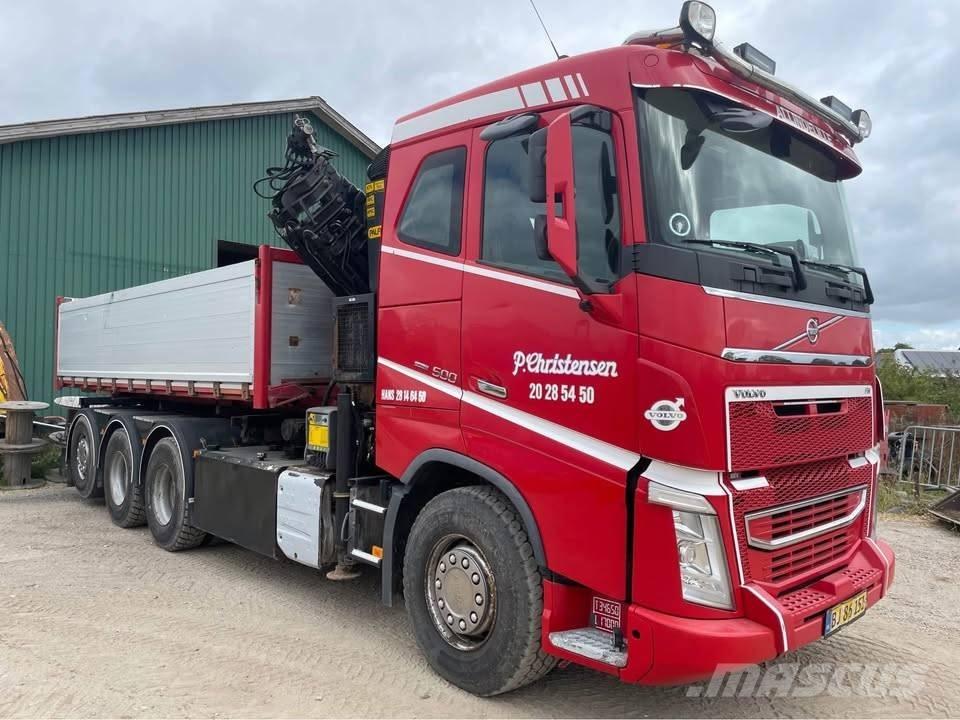 Volvo FH 500 Smagās mašīnas ar celtni