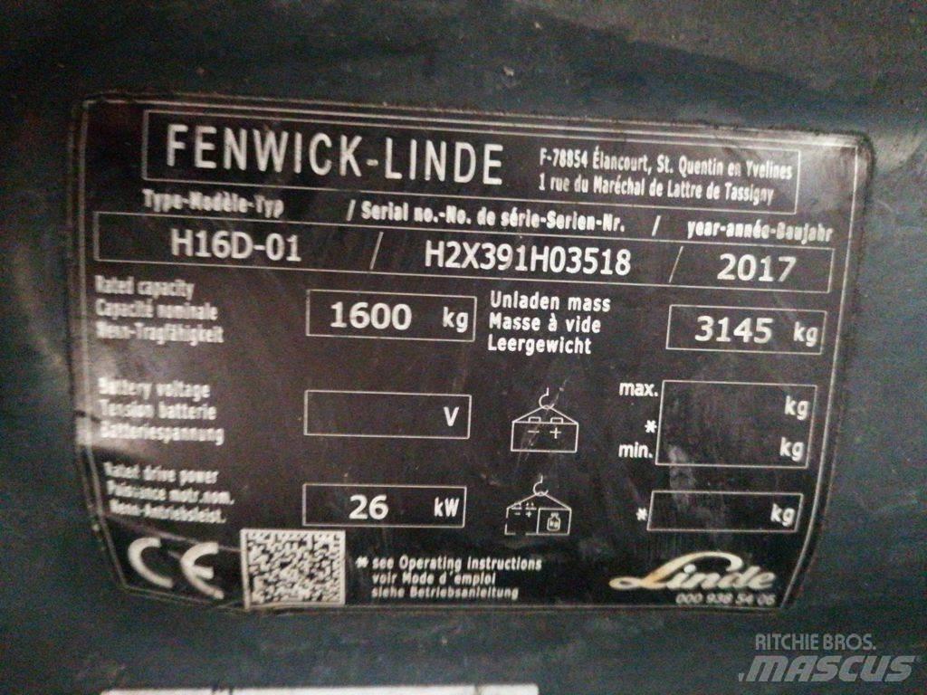 Linde H16D-01 Tehnika ar dīzeļa dzinēju