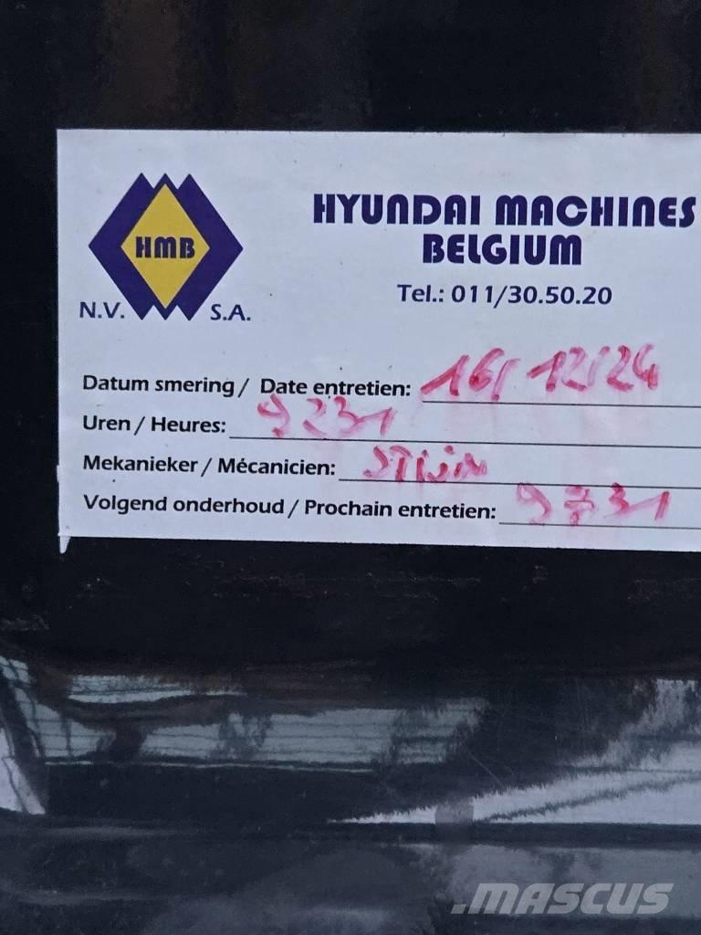 Hyundai R 180W-9A Ekskavatori uz riteņiem