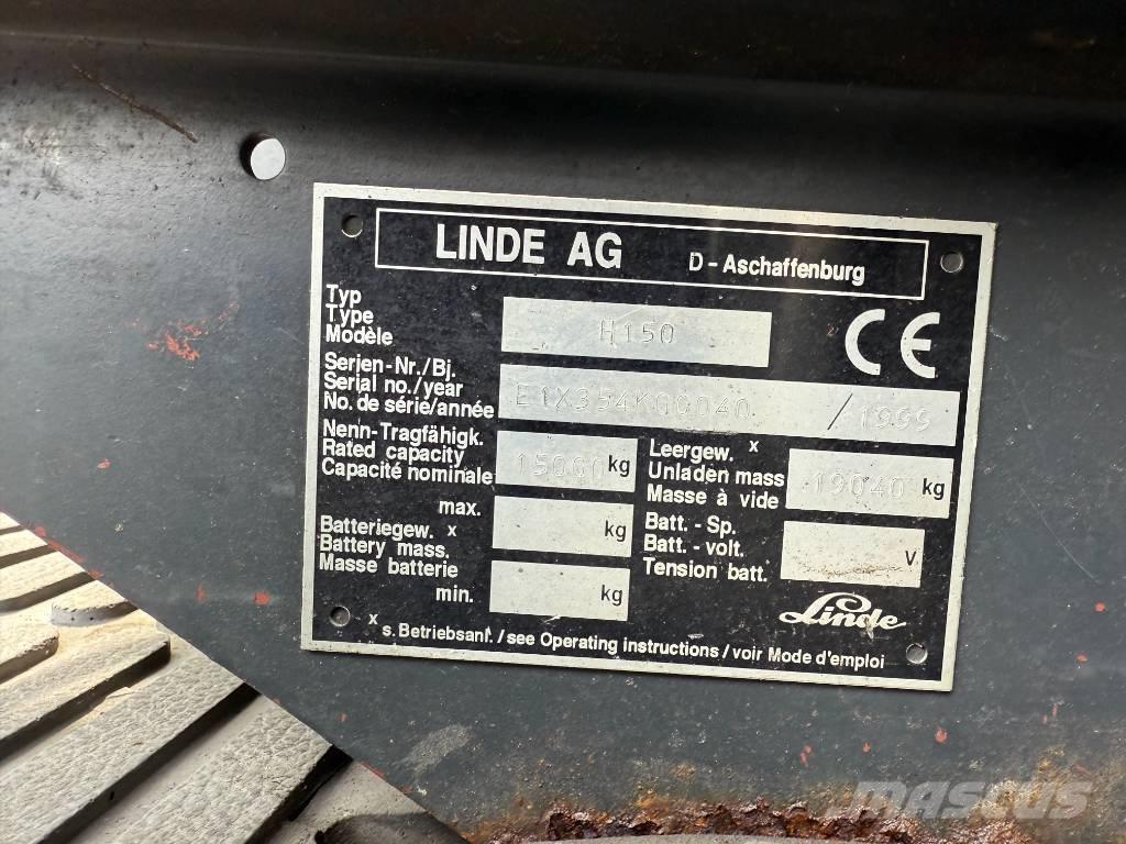 Linde H 150 D Tehnika ar dīzeļa dzinēju