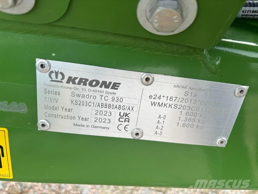 Krone Swadro TC 930 Vālotāji