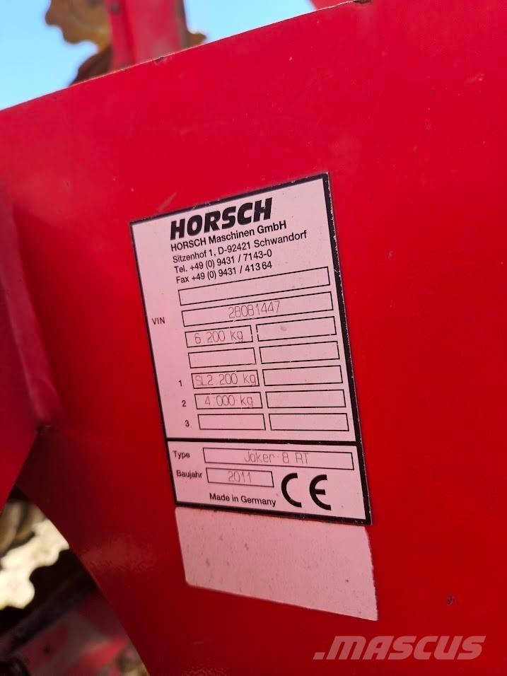 Horsch Joker 8 RT Disku lobītāji/ecēšas