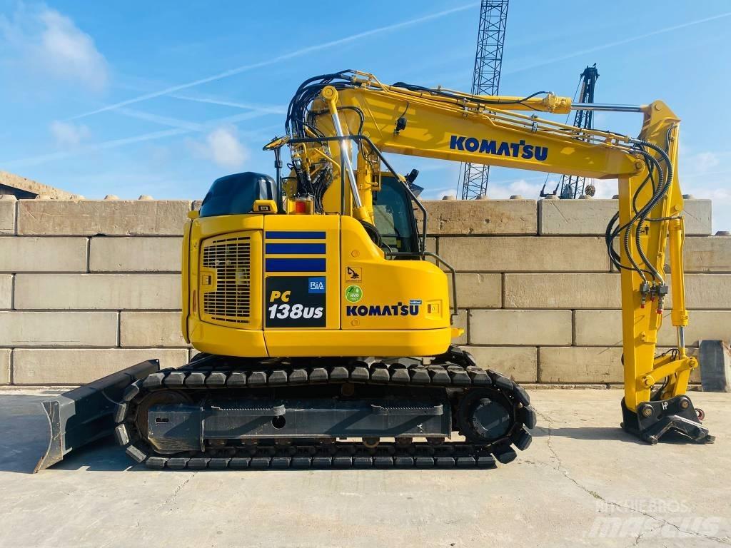 Komatsu pc138us-11eo Kāpurķēžu ekskavatori
