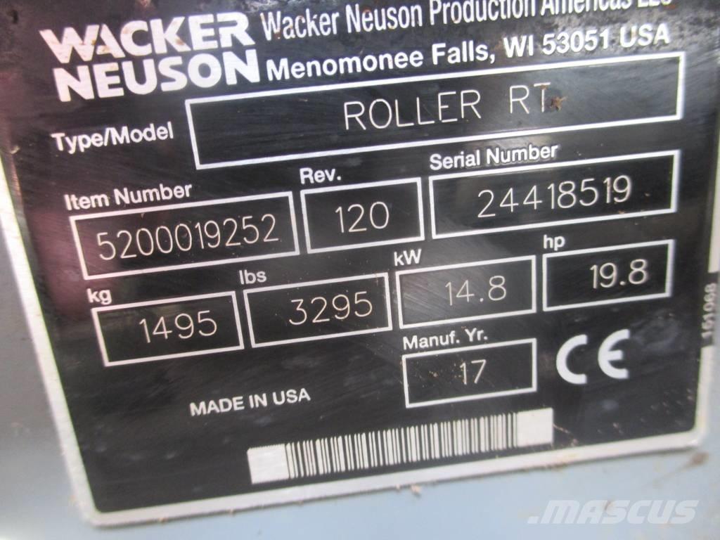 Wacker Neuson RTSC 3 Divvalču grunts veltņi