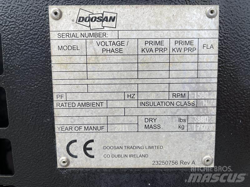 Doosan G 40 Dīzeļģeneratori