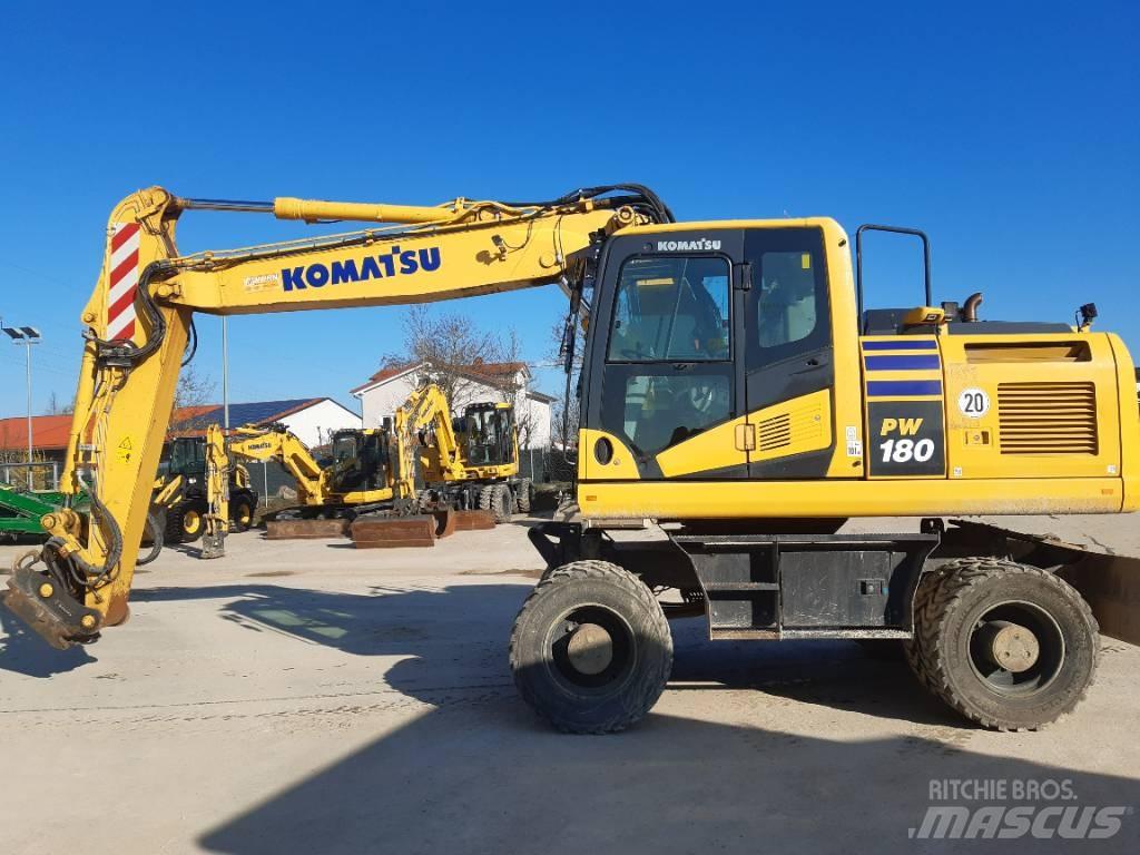 Komatsu PW180-11 Ekskavatori uz riteņiem