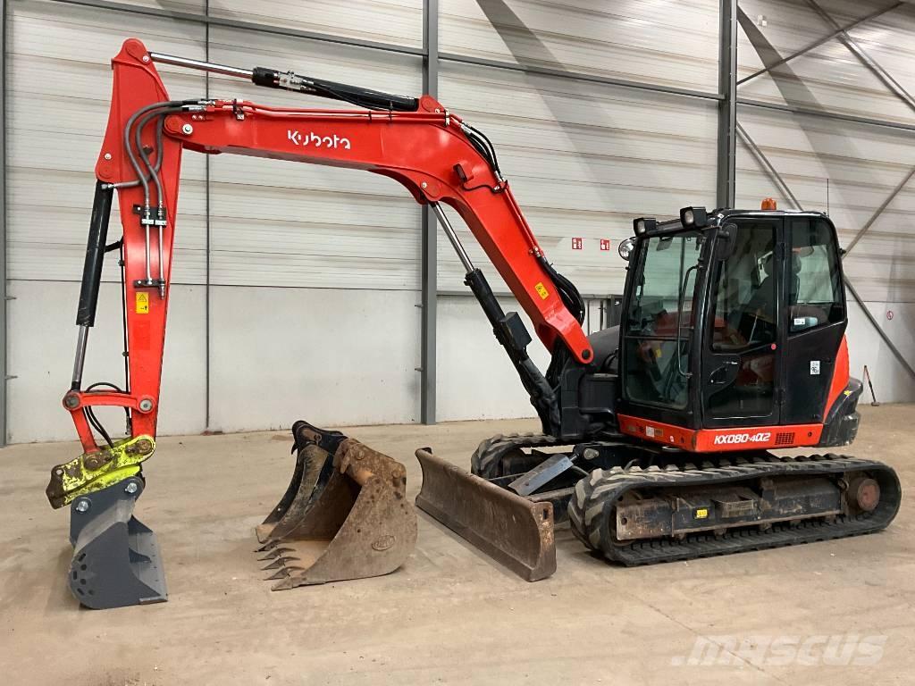 Kubota KX 080-4 A 2 Vidēja lieluma ekskavatori 7 t - 12 t