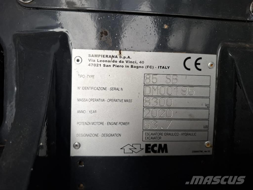 ECM 85 SB Vidēja lieluma ekskavatori 7 t - 12 t