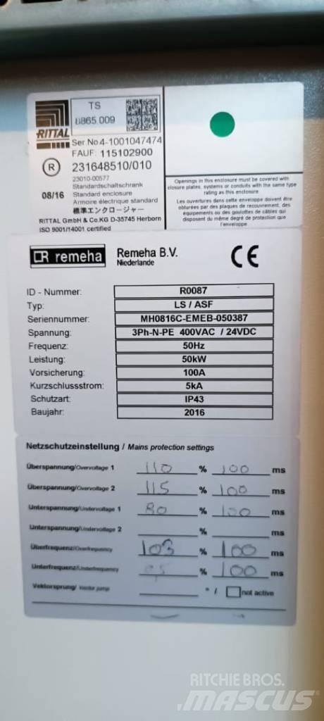 Remeha ELW 50-100 Gāzes ģeneratori