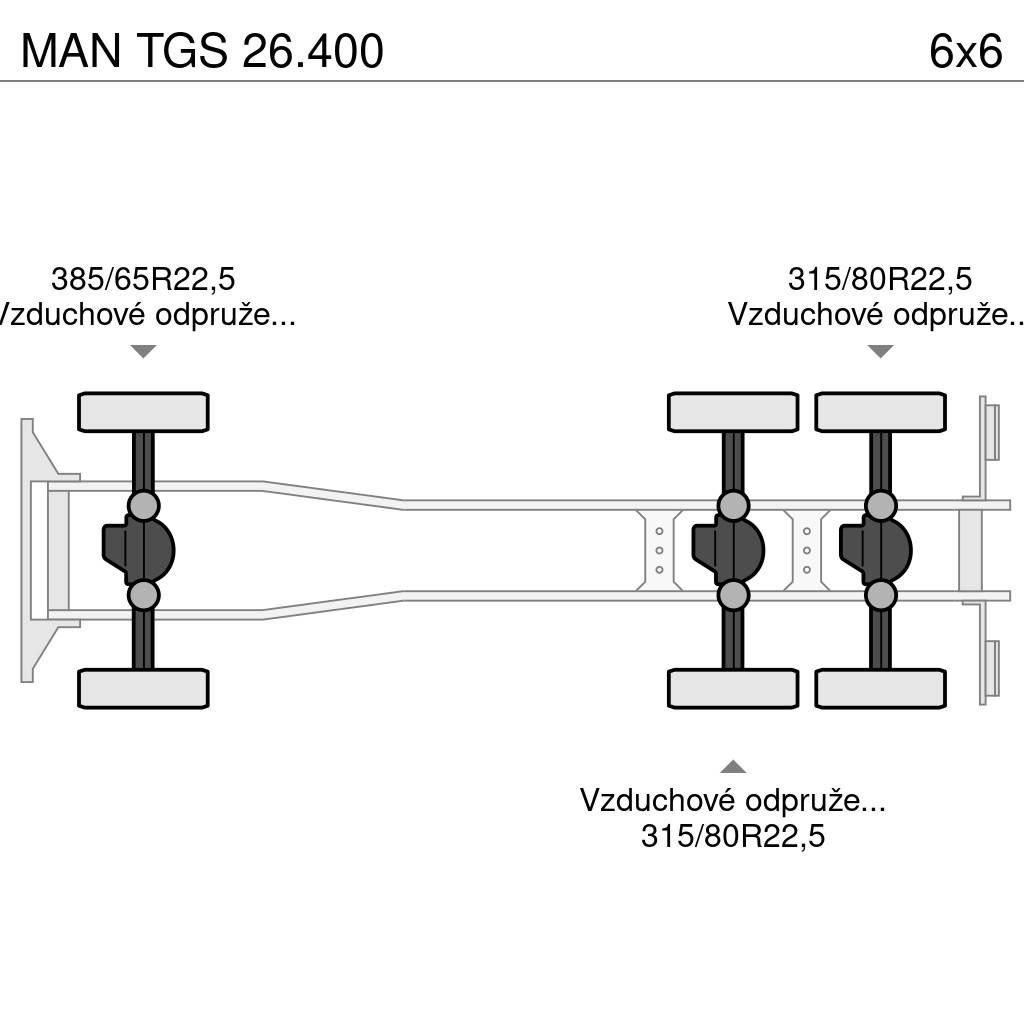 MAN TGS 26.400 Pašizgāzējs
