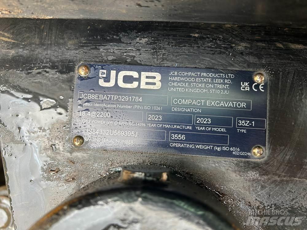 JCB 35Z-1 Mini ekskavatori < 7 t