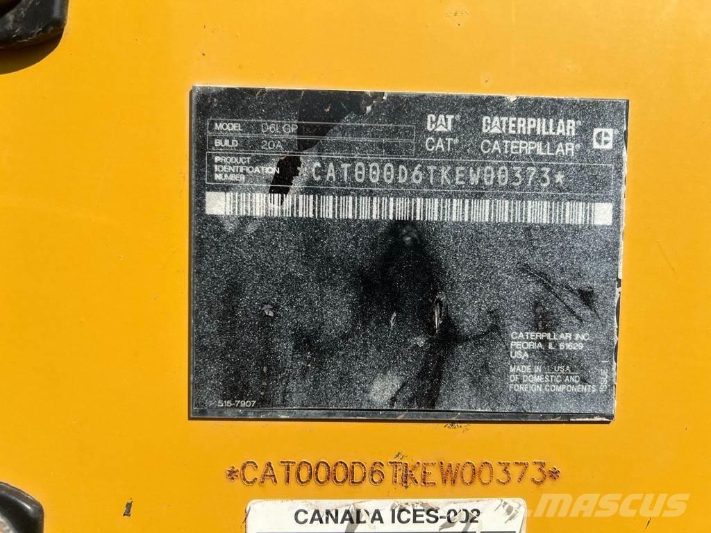 CAT D6 LGP Kāpurķēžu buldozeri