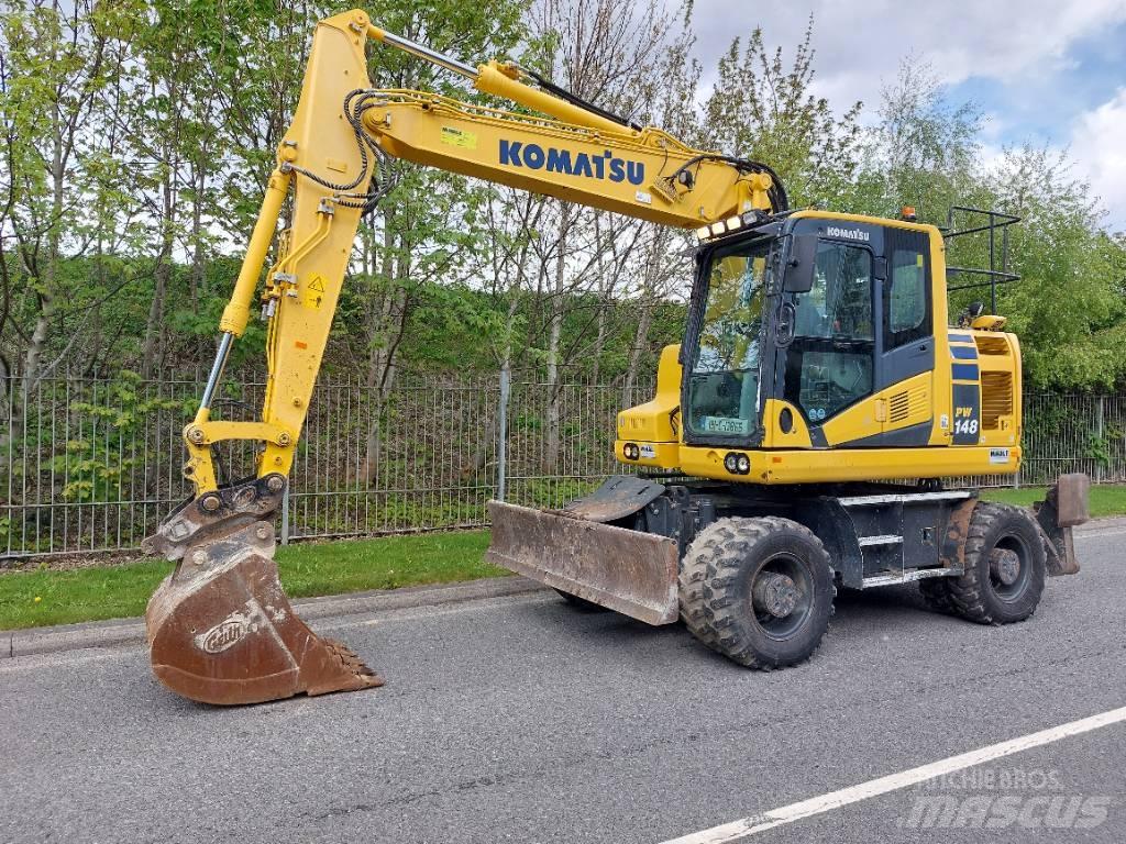 Komatsu PW148-11 Ekskavatori uz riteņiem