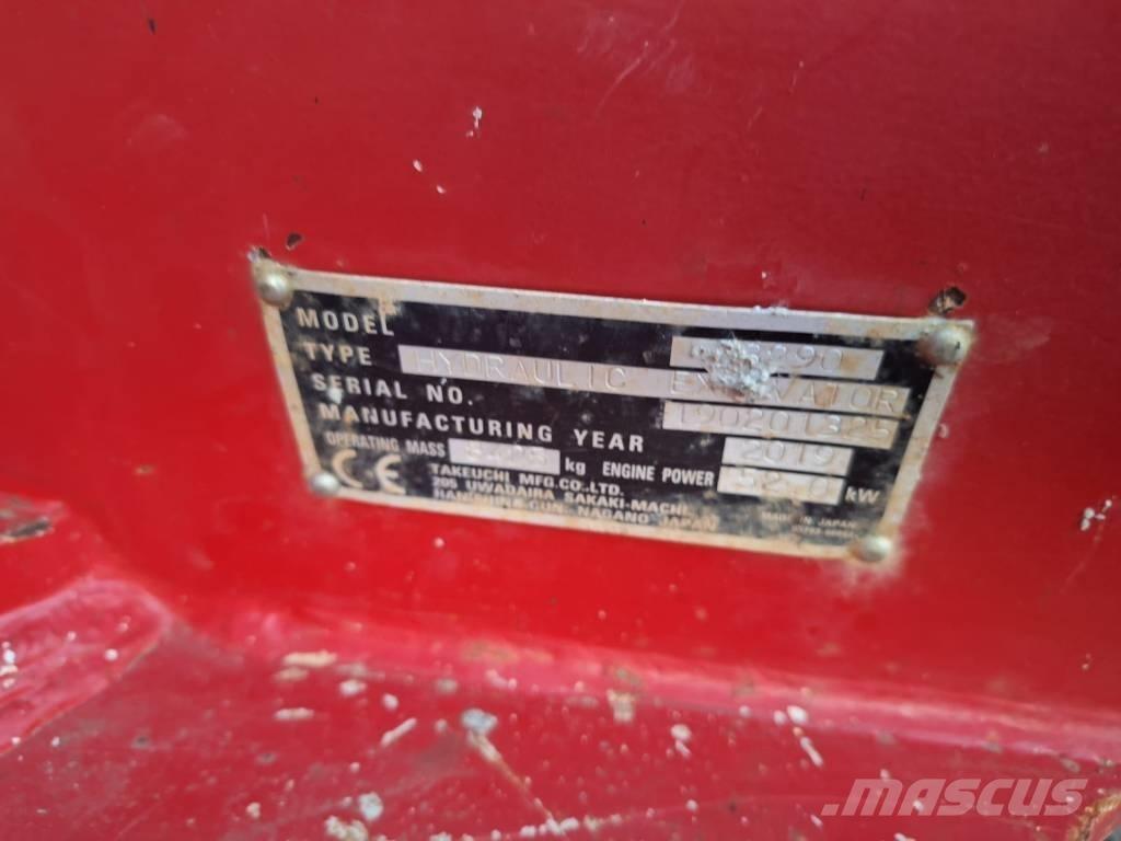 Takeuchi TB 290 Vidēja lieluma ekskavatori 7 t - 12 t