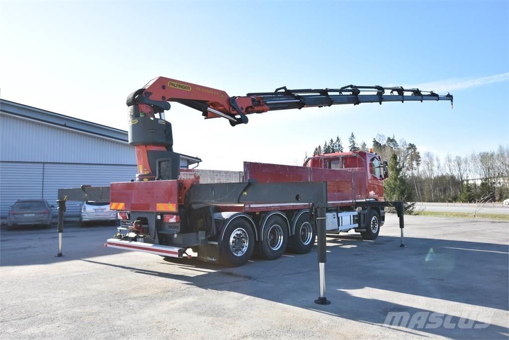 Scania G440 8X4 Smagās mašīnas ar celtni