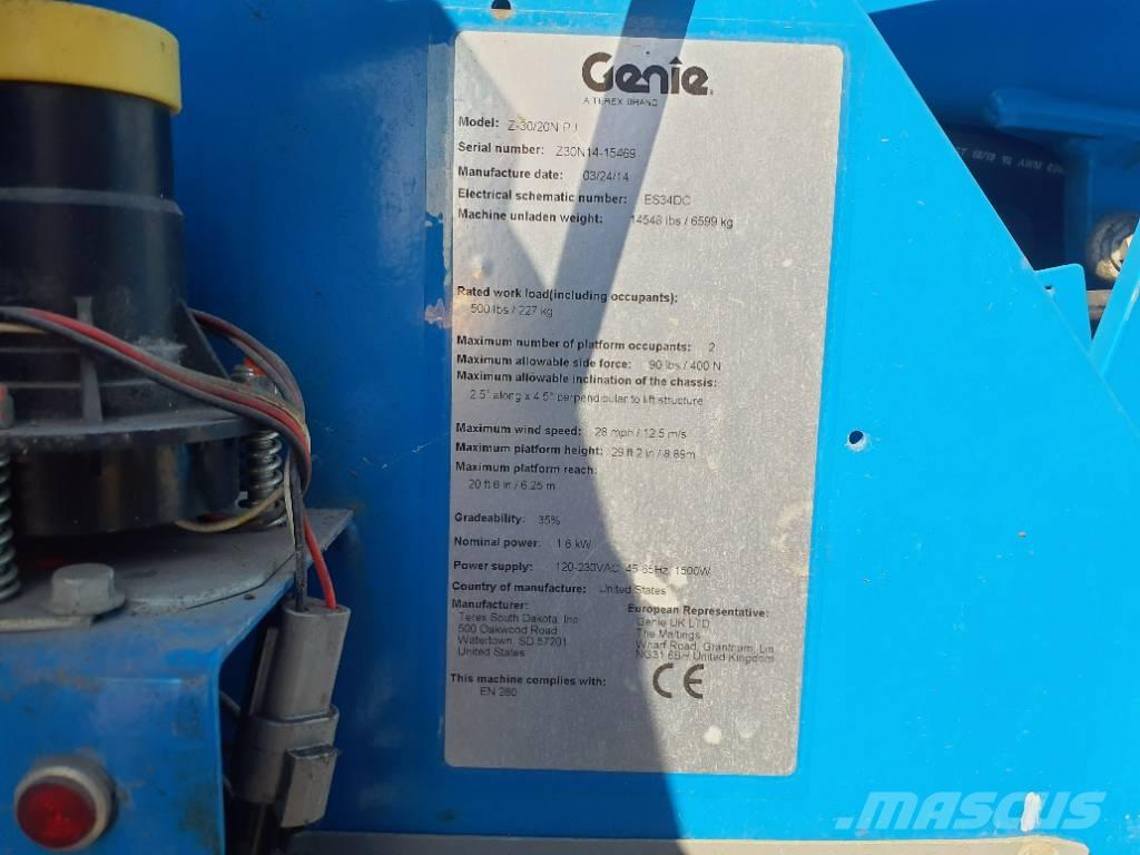 Genie Z30/20N Strēles pacēlāji