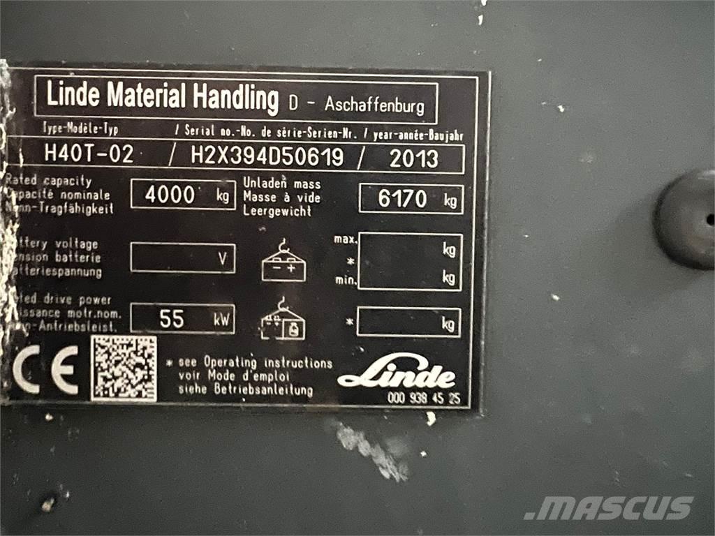 Linde H40T-02 LPG tehnika