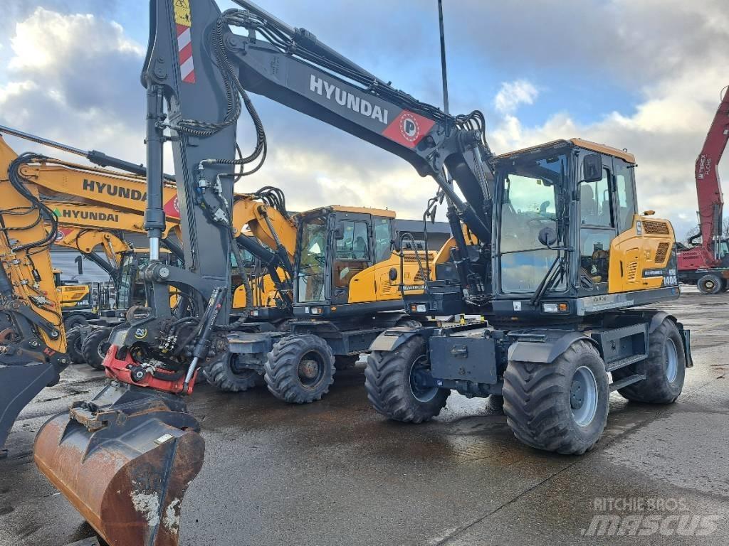 Hyundai HW140A Ekskavatori uz riteņiem