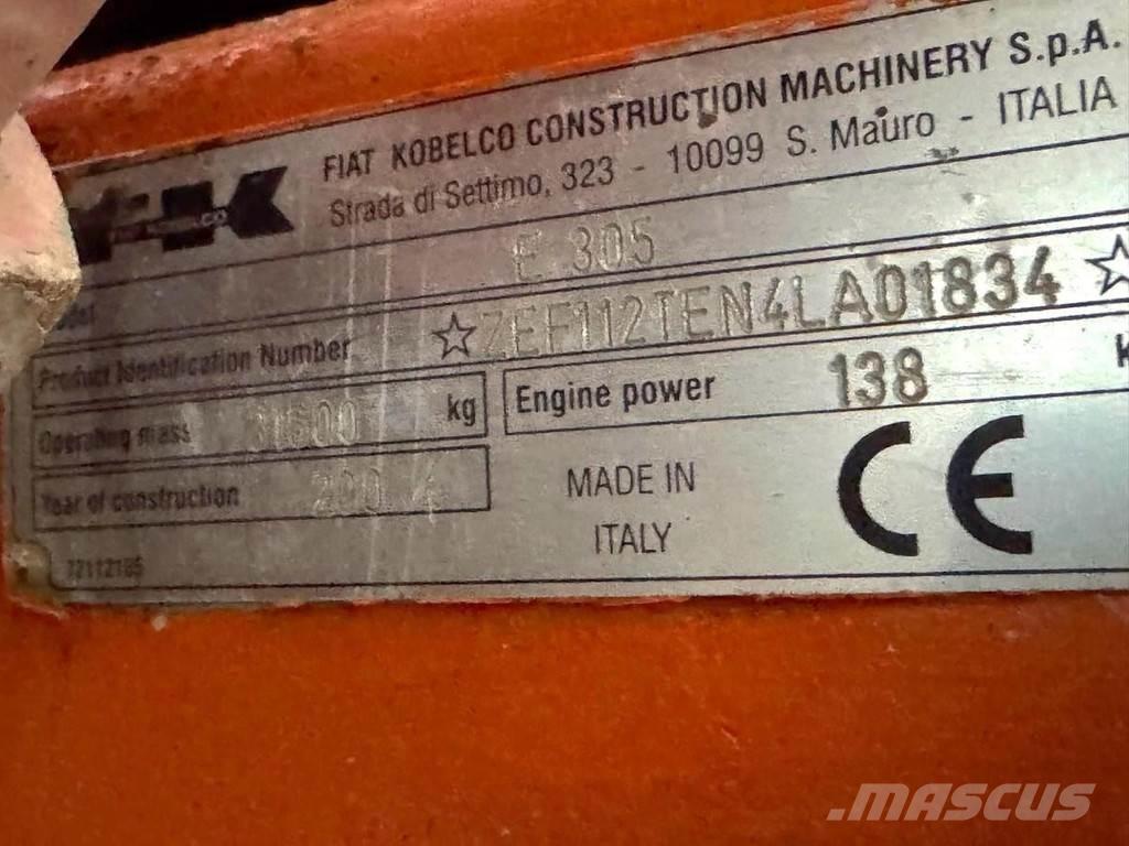 Fiat KOBELCO E305 Īpašie ekskavatori