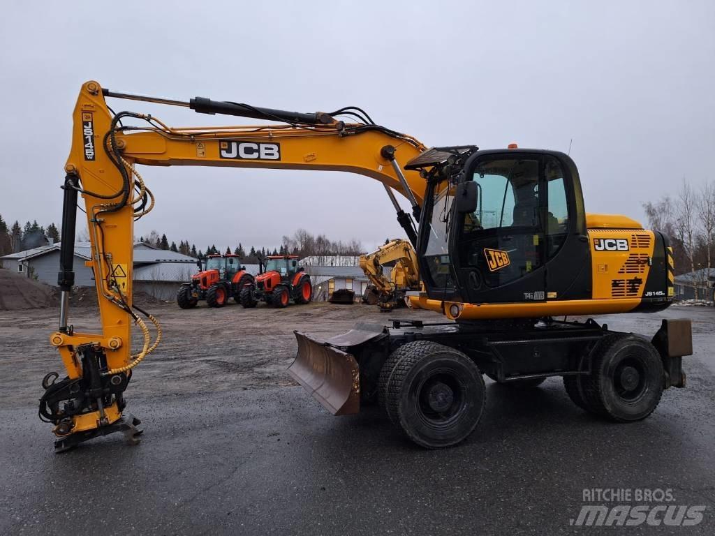 JCB JS 145 W Ekskavatori uz riteņiem