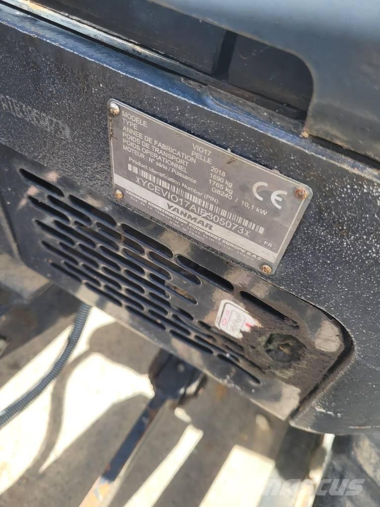 Yanmar Vio 17 U Mini ekskavatori < 7 t