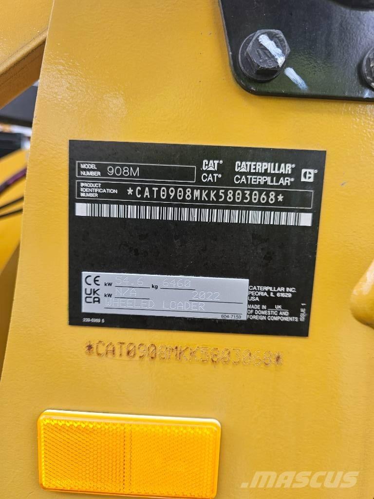CAT 908 M Iekrāvēji uz riteņiem