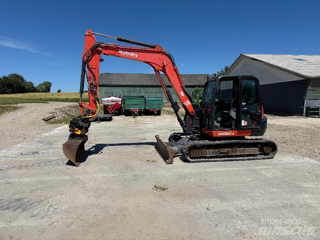 Kubota KX080-4 Vidēja lieluma ekskavatori 7 t - 12 t