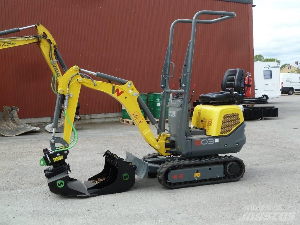 Wacker Neuson 803 Mini ekskavatori < 7 t