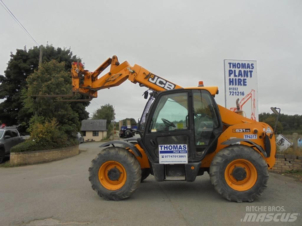 JCB 531-70 Teleskopiskie manipulatori