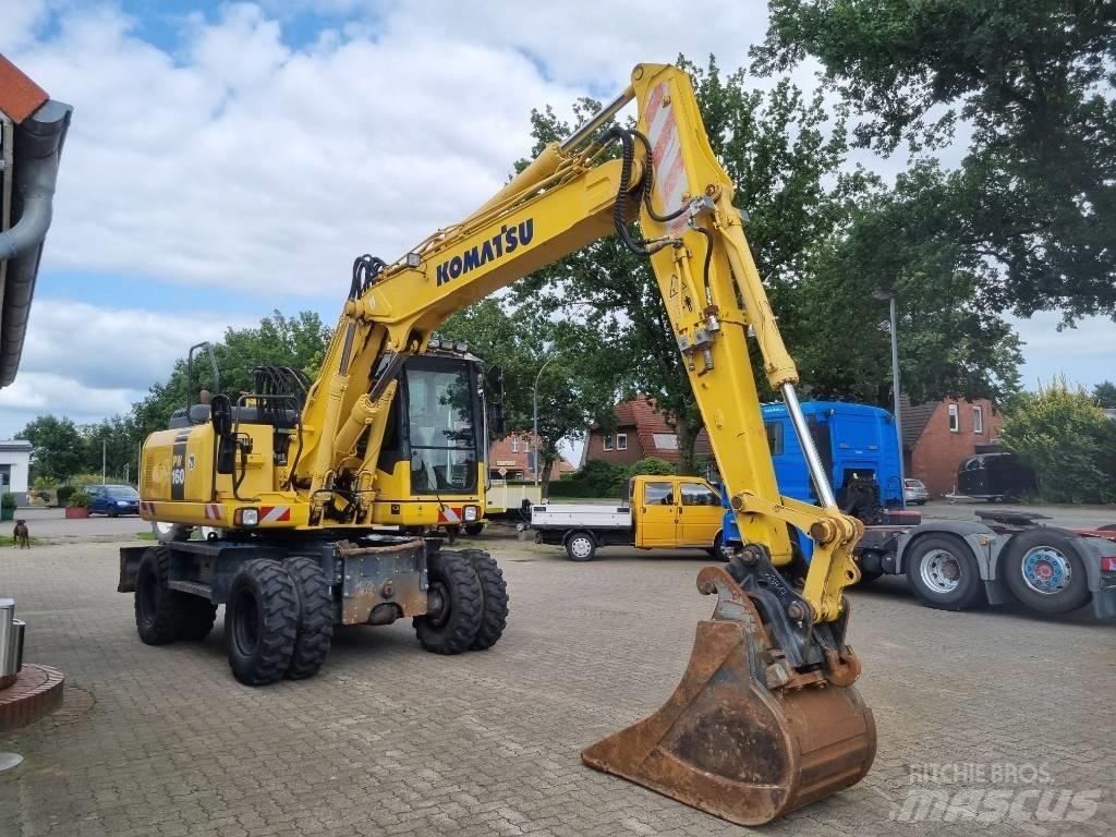 Komatsu PW 160-7E0 Ekskavatori uz riteņiem
