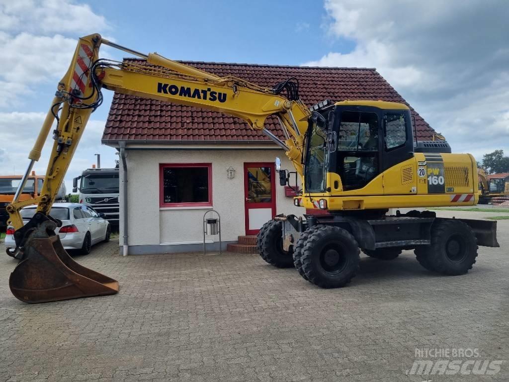 Komatsu PW 160-7E0 Ekskavatori uz riteņiem