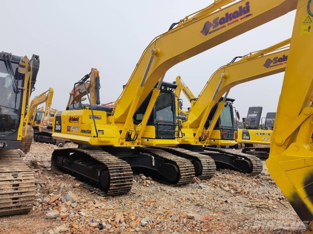 Komatsu pc200-8 Kāpurķēžu ekskavatori