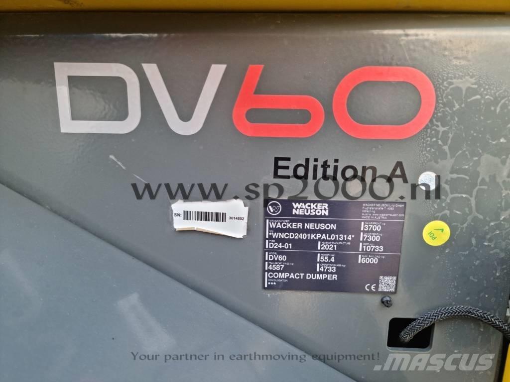 Wacker Neuson DV 60 Mini pašizgāzēji