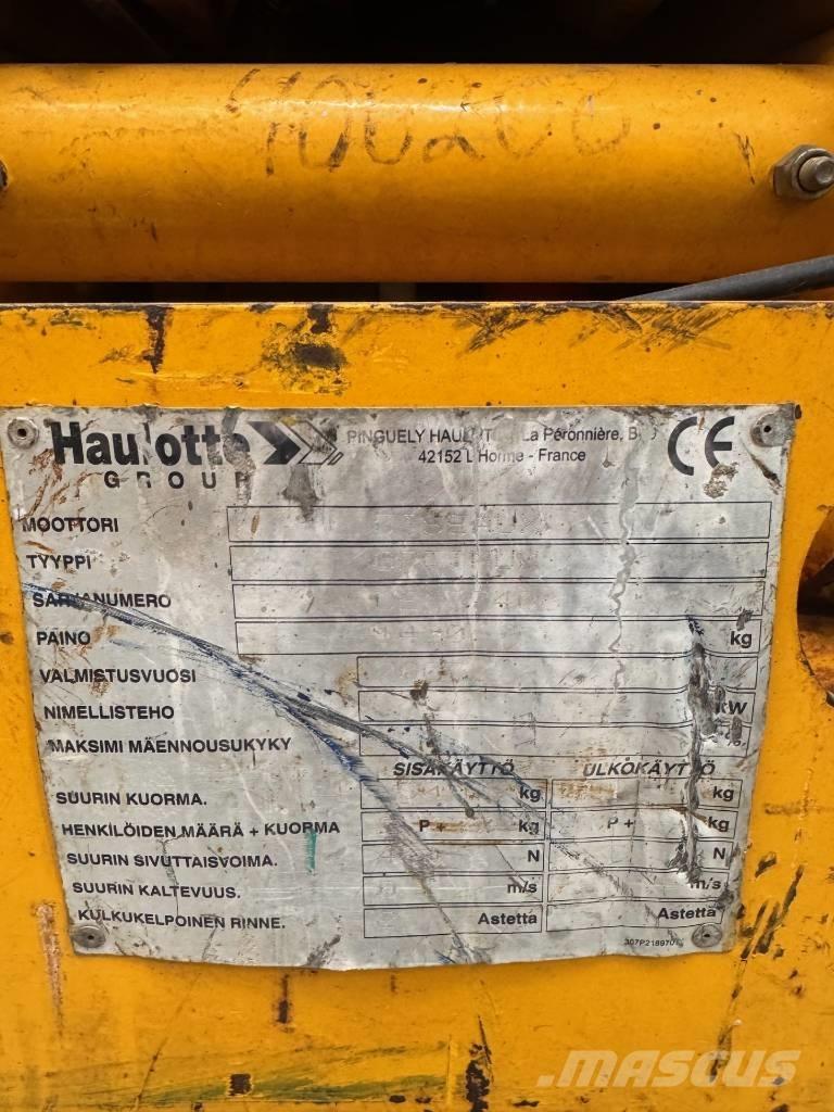 Haulotte Optimum  8 Šķerveida pacēlāji