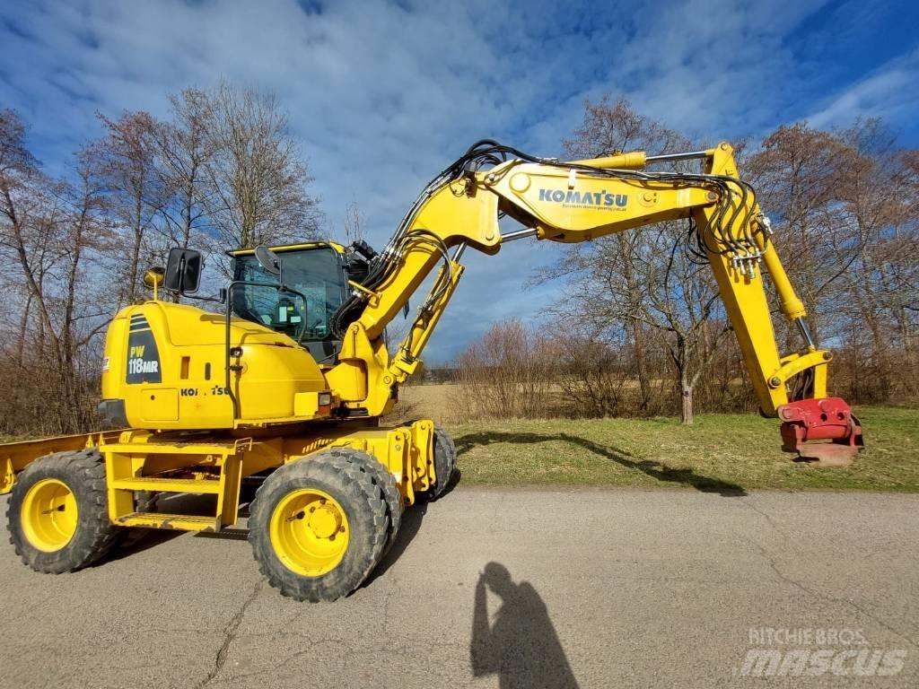 Komatsu PW 118 MR -8 Ekskavatori uz riteņiem