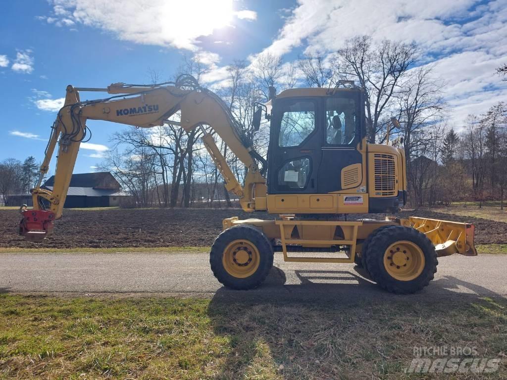 Komatsu PW 118 MR -8 Ekskavatori uz riteņiem