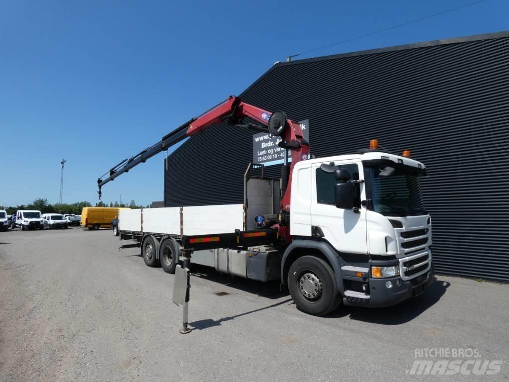 Scania P 450 Smagās mašīnas ar celtni
