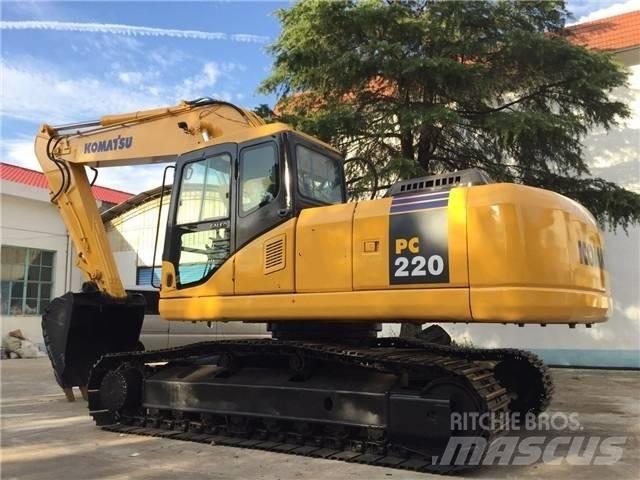 Komatsu pc220-7 Kāpurķēžu ekskavatori