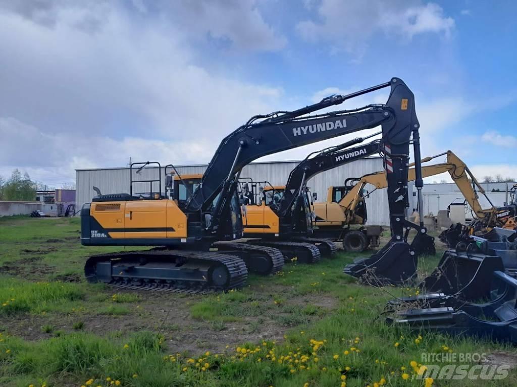 Hyundai HX210AL Kāpurķēžu ekskavatori