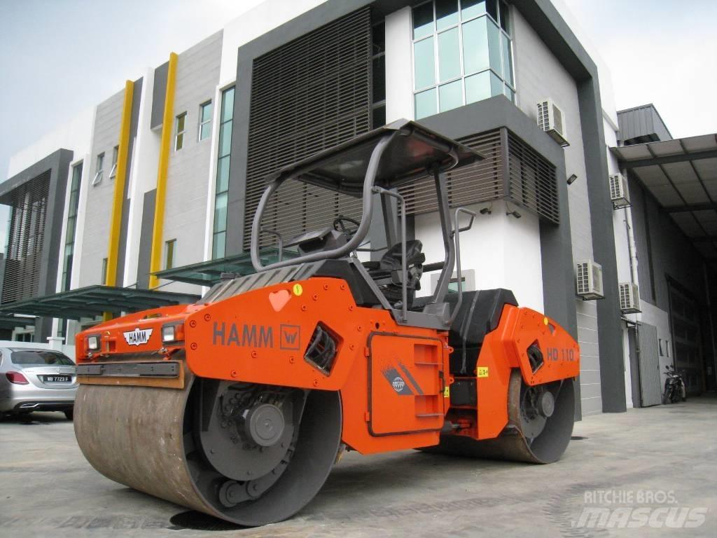 Hamm HD 110 Divvalču grunts veltņi