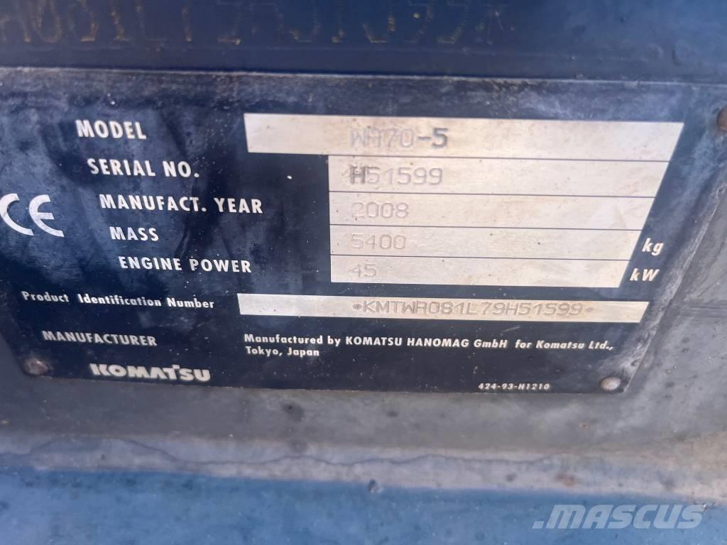 Komatsu WA 70-5 Mini iekrāvēji