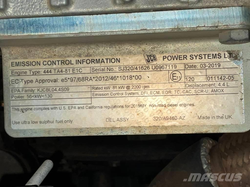 JCB JS 145 LC Kāpurķēžu ekskavatori